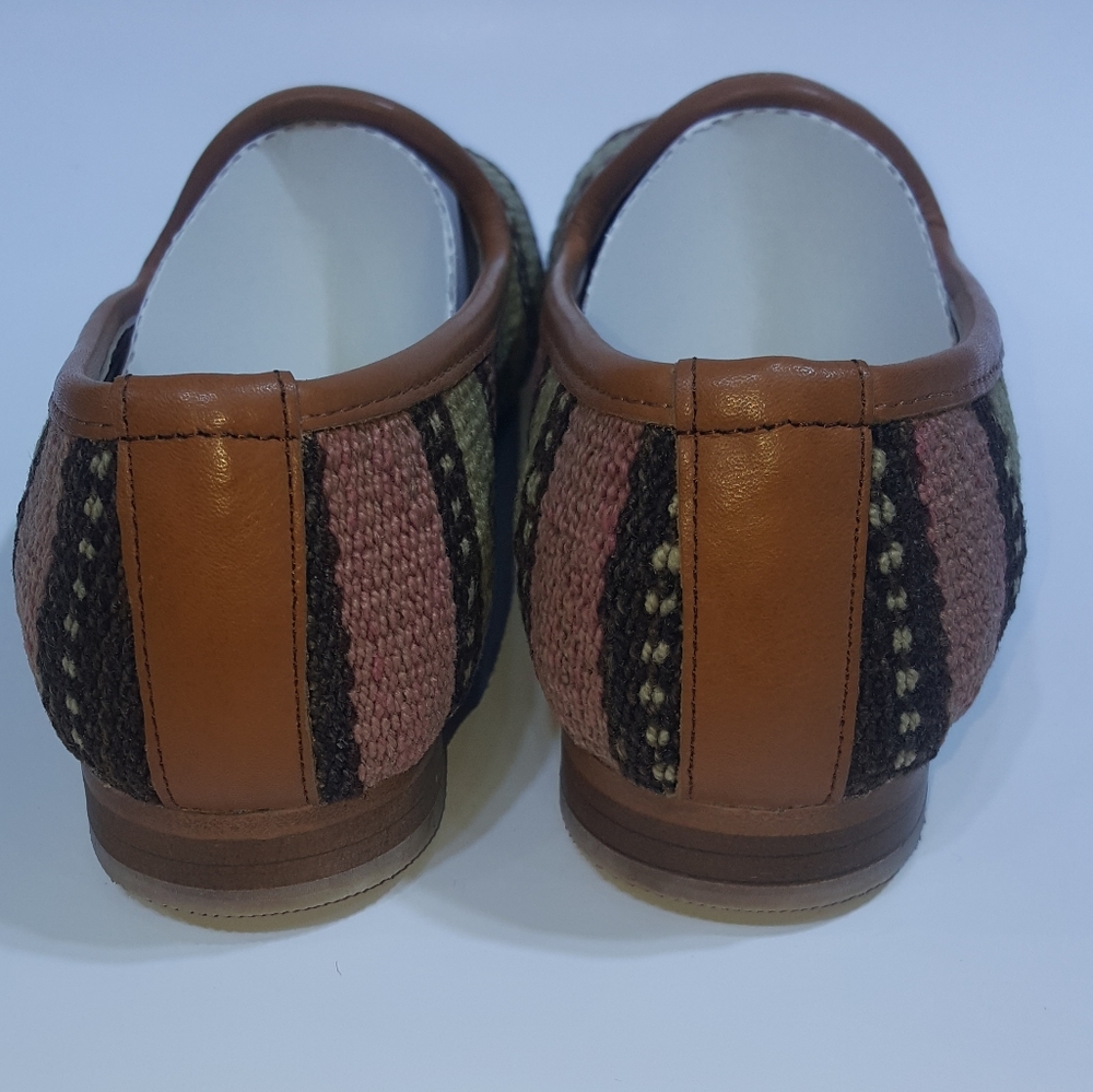 Handmade kilim Flats - Picture 5 of 7